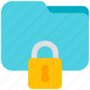 secure, folder, padlock, cyber, security, digital, lock