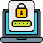 authentication, padlock, laptop, cyber, security, digital, access 