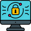 ransomware, padlock, lock, cyber, security, digital, computer 