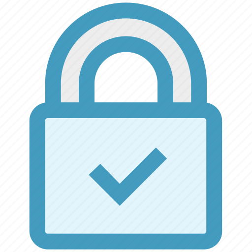 Accept, lock, padlock, password, protected, safe, security icon - Download on Iconfinder