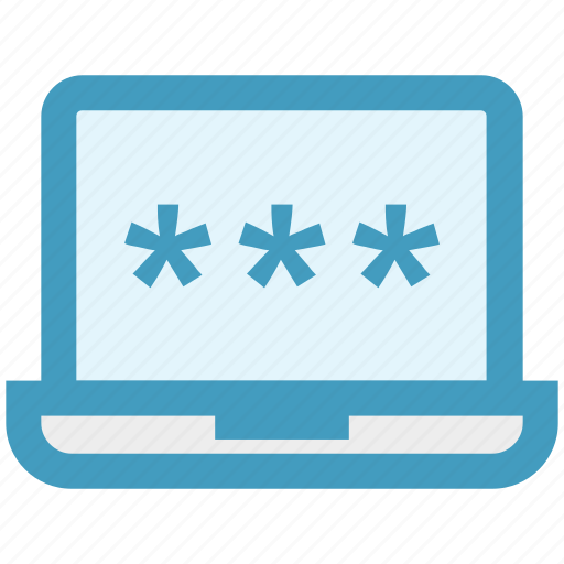 Laptop, laptop password, password, probook, screen, security icon - Download on Iconfinder