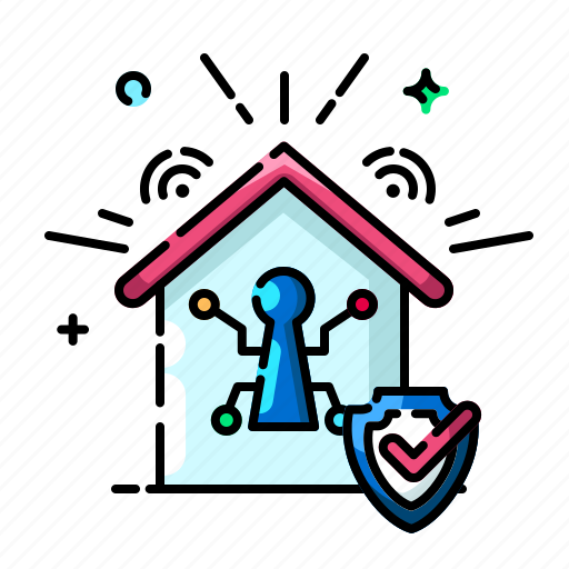 Home, security, technology, smart, protection, wireless, lock icon - Download on Iconfinder