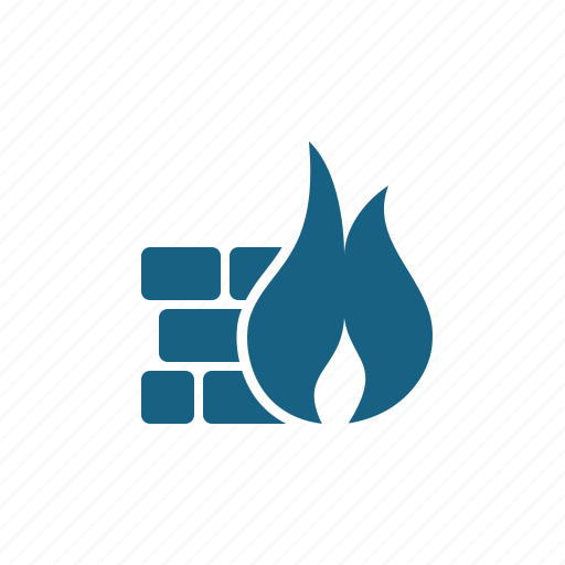 Antivirus, fire wall, firewall, flame, wall icon - Download on Iconfinder