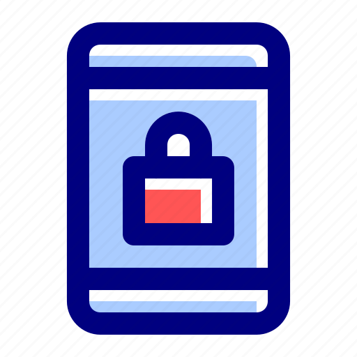 Data, internet, lock, mobile, phone, protection, security icon - Download on Iconfinder