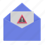 email, warning 