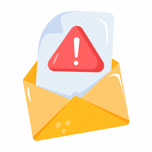 Spam mail, error mail, electronic mail, email alert, spam message icon - Download on Iconfinder