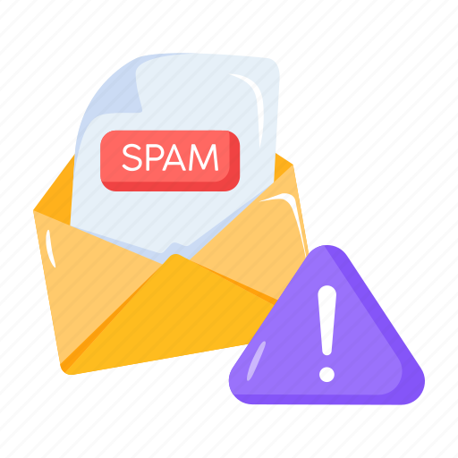 Spam mail, mail error, electronic mail, spam sign, spam message icon - Download on Iconfinder