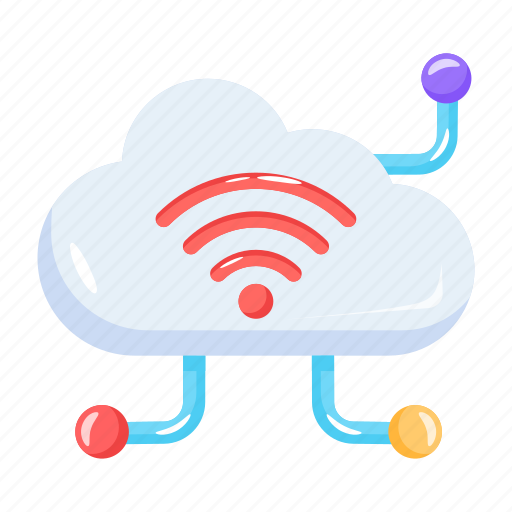 Cloud wifi, cloud connection, cloud network, cloud computing, cloud storage icon - Download on Iconfinder