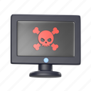 malware, pc, screen