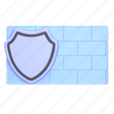 wall, shield, security, protection, cyber security