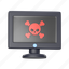 malware, pc, screen 