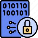 data, encryption, code, lock, security, binary code, document