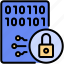 data, encryption, code, lock, security, binary code, document 