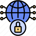 internet, security, lock, padlock, safety, network, global