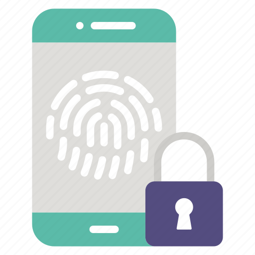 Protection, access, lock, fingerprint icon - Download on Iconfinder