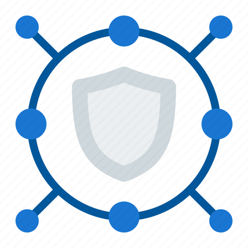 Secure network, shield, security, cyber security, defense, safety, protection icon - Download on Iconfinder