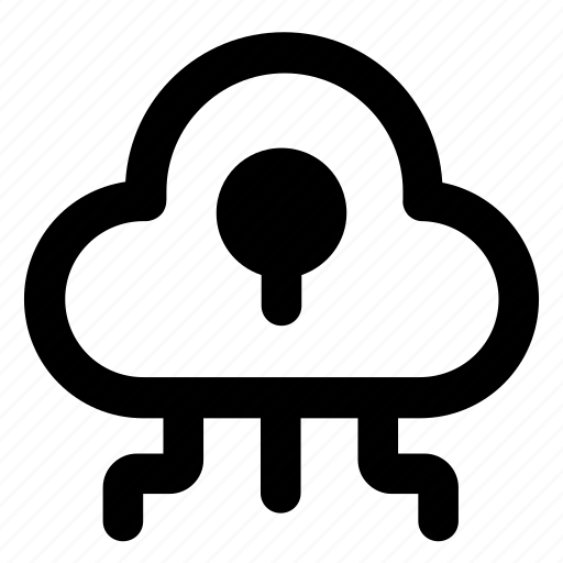 Cloud, security, lock, protection icon - Download on Iconfinder