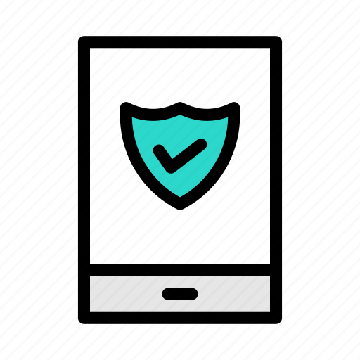 Mobile, security, protection, shield, phone icon - Download on Iconfinder