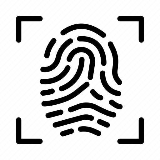 Scanning, fingerprint, security, protection, focus icon - Download on Iconfinder