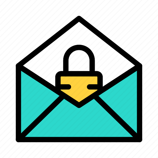 Secure, email, cyber, security, message icon - Download on Iconfinder