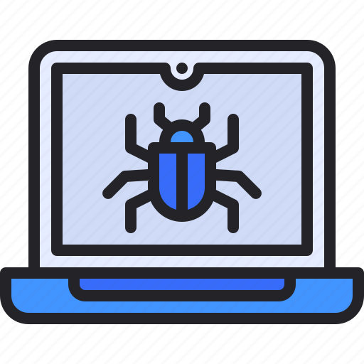 Bug, error, laptop, malware, virus icon - Download on Iconfinder