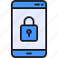 locked, mobile, phone, security, smartphone 
