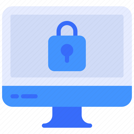 Computer, locked, padlock, password, security icon - Download on Iconfinder