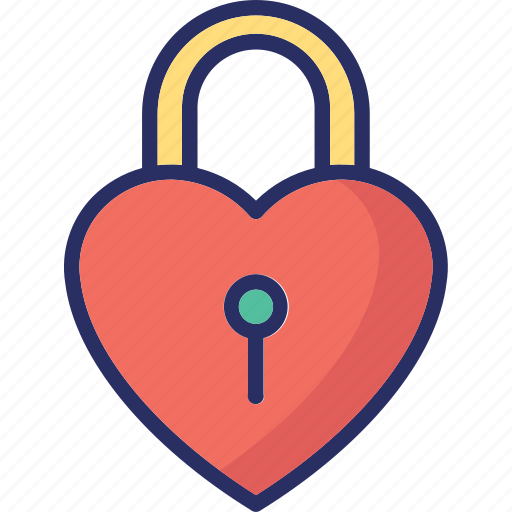 Heart lock, padlock, lock, safety, cyber safety, protection, security icon - Download on Iconfinder