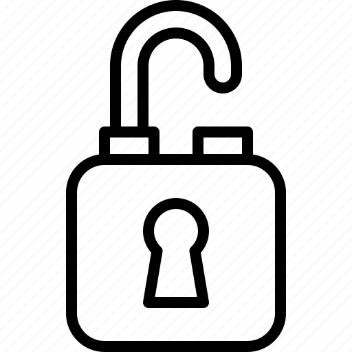 Padlock, protection, security, unlock icon - Download on Iconfinder