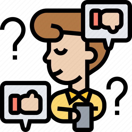 Considerate, criticism, thinking, thoughtful, comments icon - Download on Iconfinder
