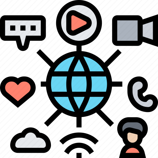 Social, media, internet, network, communication icon - Download on Iconfinder