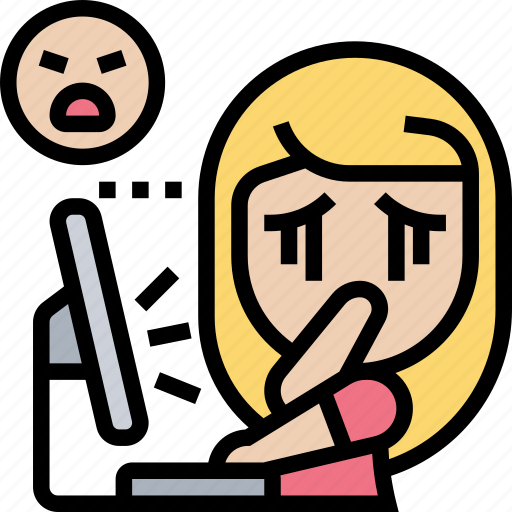 Harassment, scold, berate, pressure, dejection icon - Download on Iconfinder