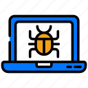 infected, bug, beetle, computer