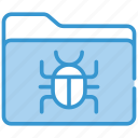 infected, folder, bug, insect, document