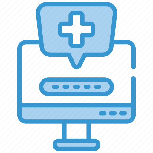 Rehabilitation, computer, medicine, chat icon - Download on Iconfinder