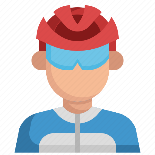 Cycling, male, cyclist, professions, jobs, bicycle, man icon - Download on Iconfinder