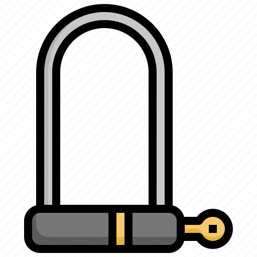 Cycling, lock, tools, utensils, riding, cable icon - Download on Iconfinder