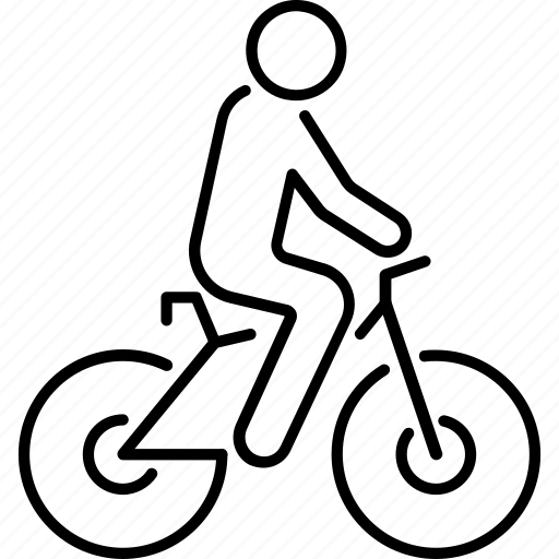 Bike, cycling, person, sport, transport icon - Download on Iconfinder