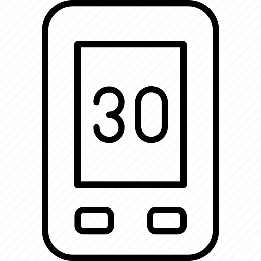 Distance, kilometrage, phone, speed icon - Download on Iconfinder