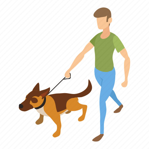 Agility, dog, hand, isometric, training, woman icon - Download on Iconfinder