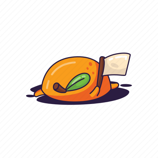 Give up, orange, flag, tired, fruit icon - Download on Iconfinder