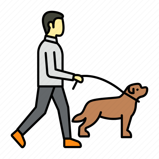 Man, walking, jogging, early morning, dog, beagle dog, running icon - Download on Iconfinder
