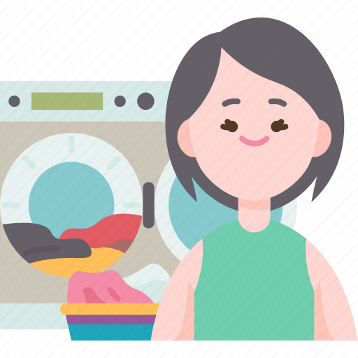 Laundry, washing, clothes, cleaning, housework icon - Download on Iconfinder