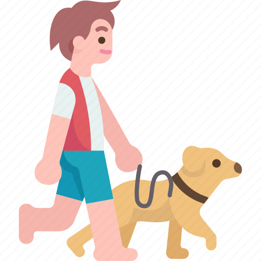 Walking, dog, pet, activity, leisure icon - Download on Iconfinder