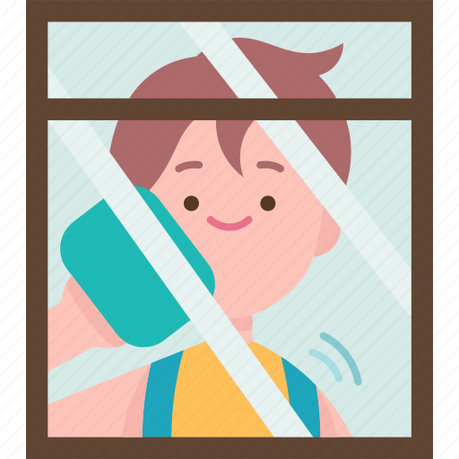 Window, glass, cleaning, wipe, housework icon - Download on Iconfinder