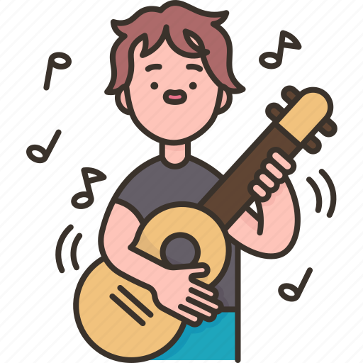 Musician, guitarist, artist, singer, perform icon - Download on Iconfinder