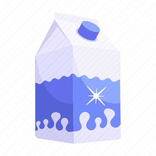 Milk box, milk carton, milk pack, milk quart, milk icon - Download on Iconfinder