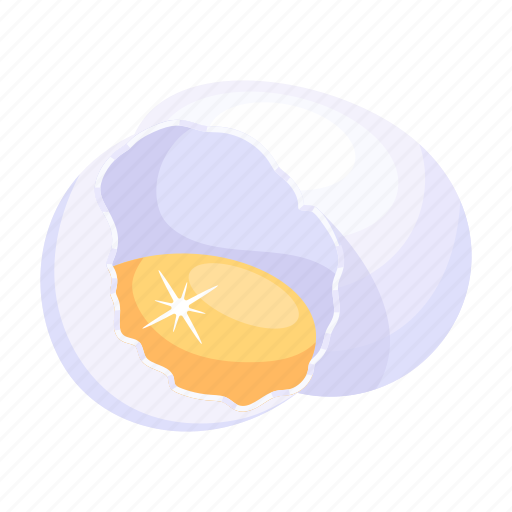 Raw eggs, cracked eggs, broken eggs, eggs, chicken eggs icon - Download on Iconfinder