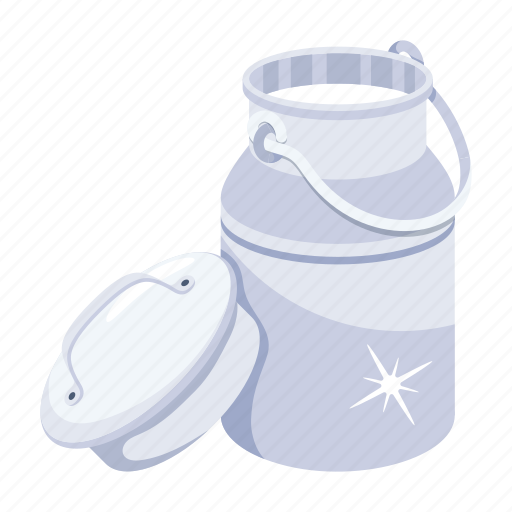 Milk canister, milk container, milk pail, milk barrel, milk can icon - Download on Iconfinder