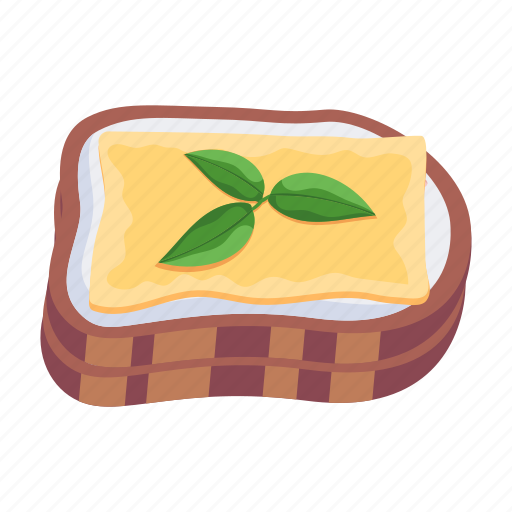 Cheese bread, cheese toast, cheese sandwich, breakfast, brunch icon - Download on Iconfinder